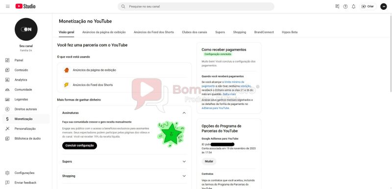 CANAL DO YOUTUBE DE 334K MONETIZADO - ENTRETENIMENTO (COD-370) - Imagem 3