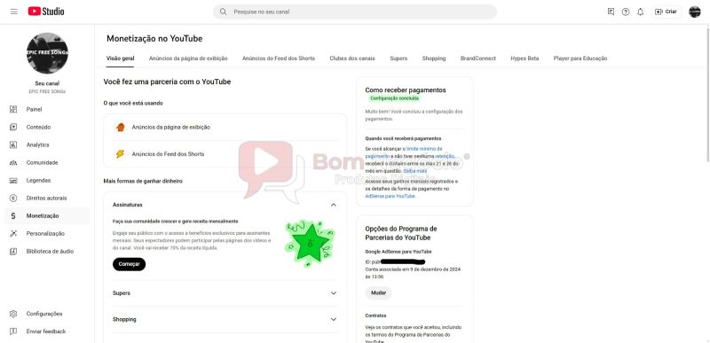 CANAL DO YOUTUBE DE 2K MONETIZADO - MUSICAL (COD-374) - Imagem 3