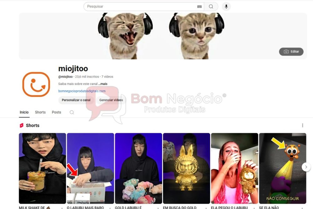 CANAL DO YOUTUBE DE 24K NÃO MONETIZADO - ENTRETENIMENTO (COD-375)