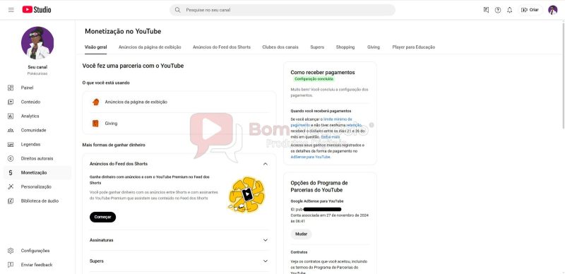 CANAL DO YOUTUBE DE 21K MONETIZADO - ANIMES (COD-382) - Imagem 3