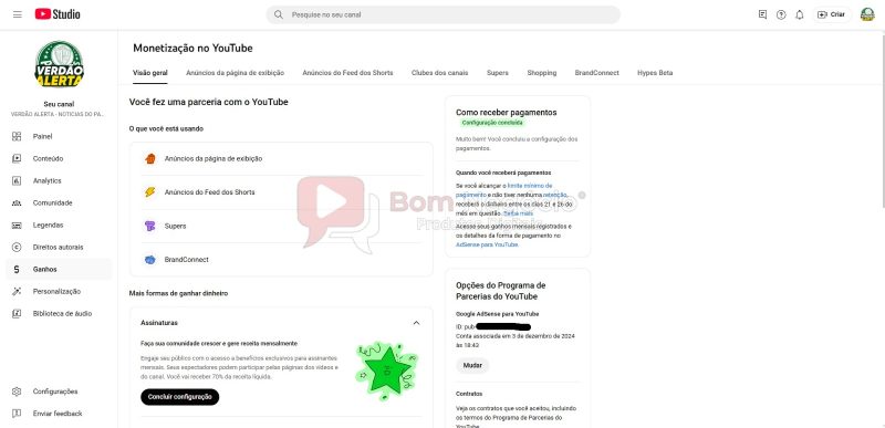 CANAL DO YOUTUBE DE 7K MONETIZADO - FUTEBOL (COD-387) - Imagem 3
