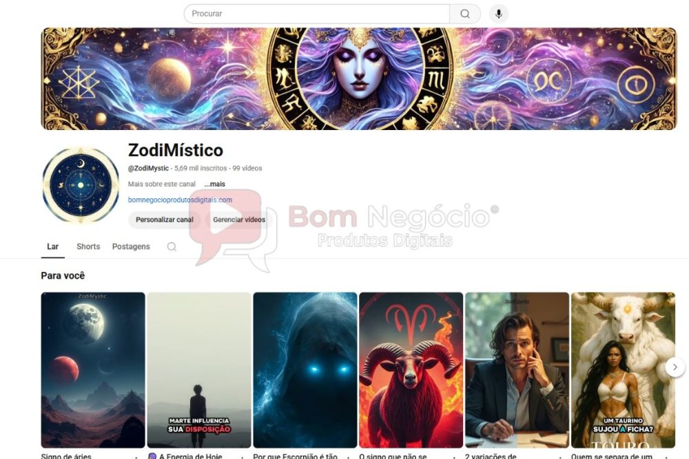CANAL DO YOUTUBE DE 6K NÃO MONETIZADO - MEDITAÇÃO (COD-391)