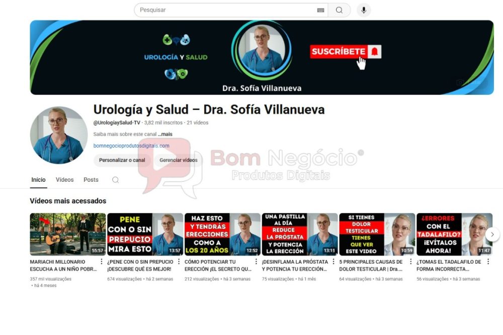 CANAL DO YOUTUBE DE 3K MONETIZADO - HISTÓRIAS (COD-397)