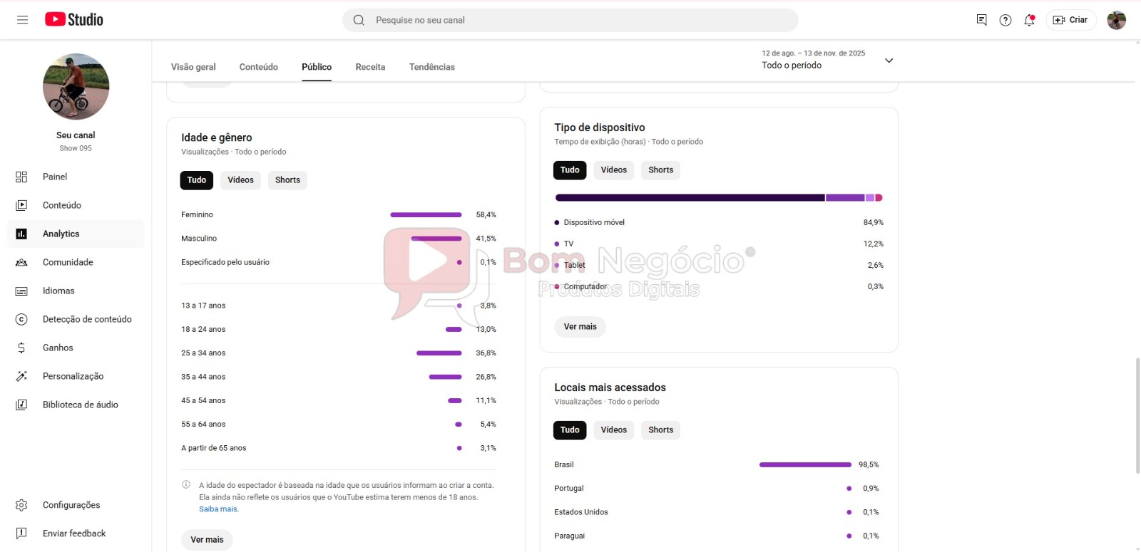 CANAL DO YOUTUBE DE 22K NÃO MONETIZADO - MANOBRAS (COD-419) - Imagem 4