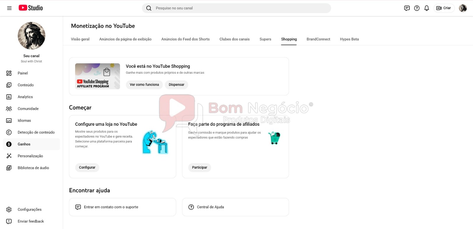 CANAL DO YOUTUBE DE 44K MONETIZADO - RELIGIÃO (COD-438) - Imagem 5
