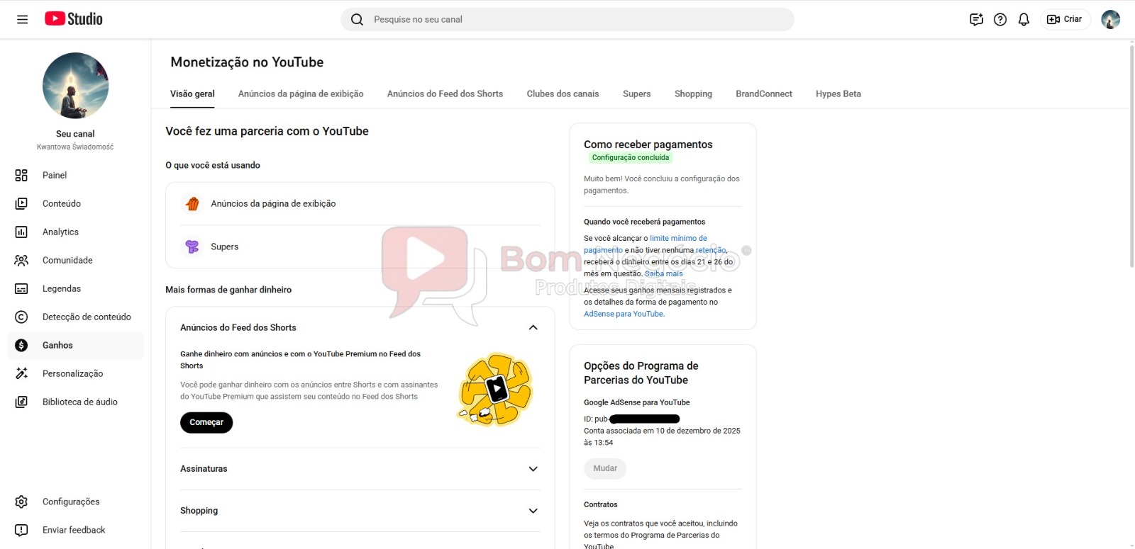 CANAL DO YOUTUBE DE 4K MONETIZADO - MOTIVACIONAL (COD-446) - Imagem 4