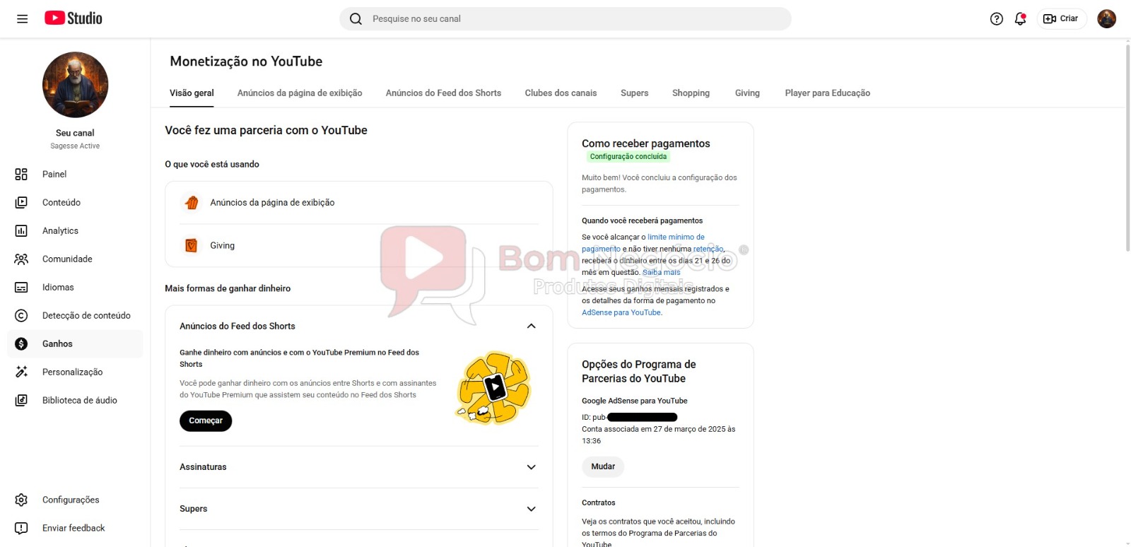 CANAL DO YOUTUBE DE 10K MONETIZADO - SAÚDE (COD-464) - Imagem 4