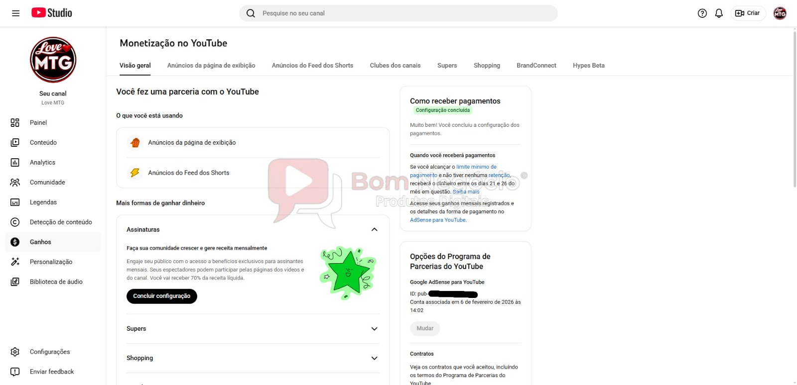 CANAL DO YOUTUBE DE 1K MONETIZADO - MUSICAL (COD-483) - Imagem 4