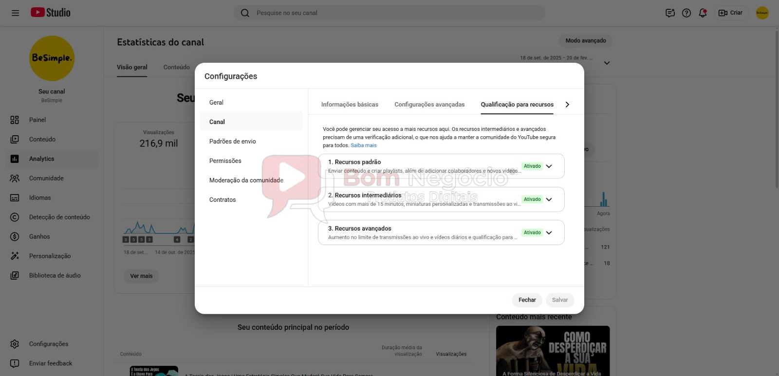 CANAL DO YOUTUBE DE 3K NÃO MONETIZADO - PSICOLOGIA (COD-486) - Imagem 4