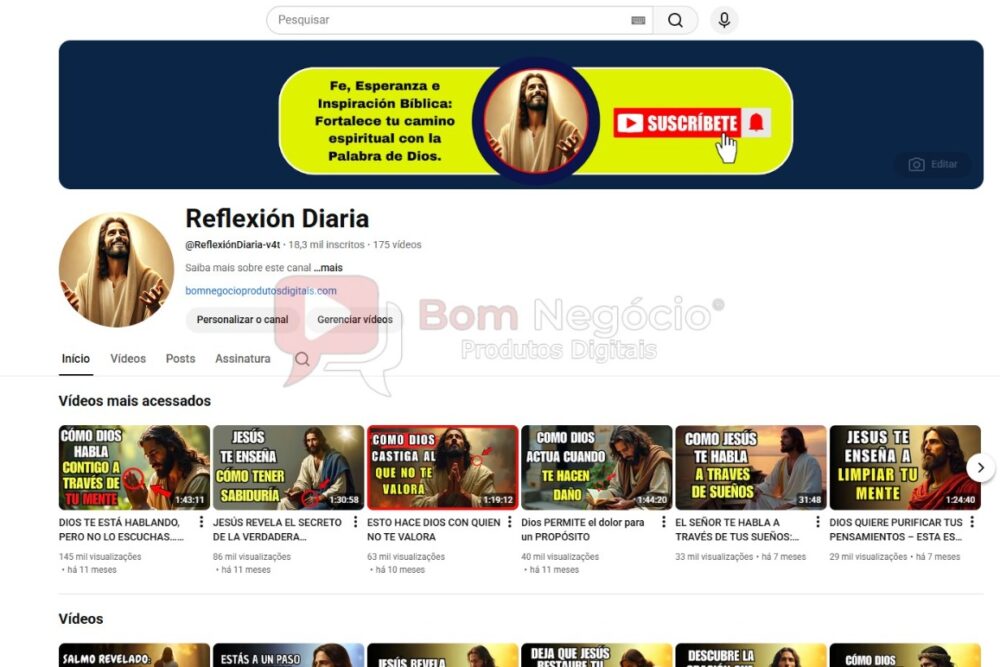 CANAL DO YOUTUBE DE 18K NÃO MONETIZADO - GAMES (COD-488)