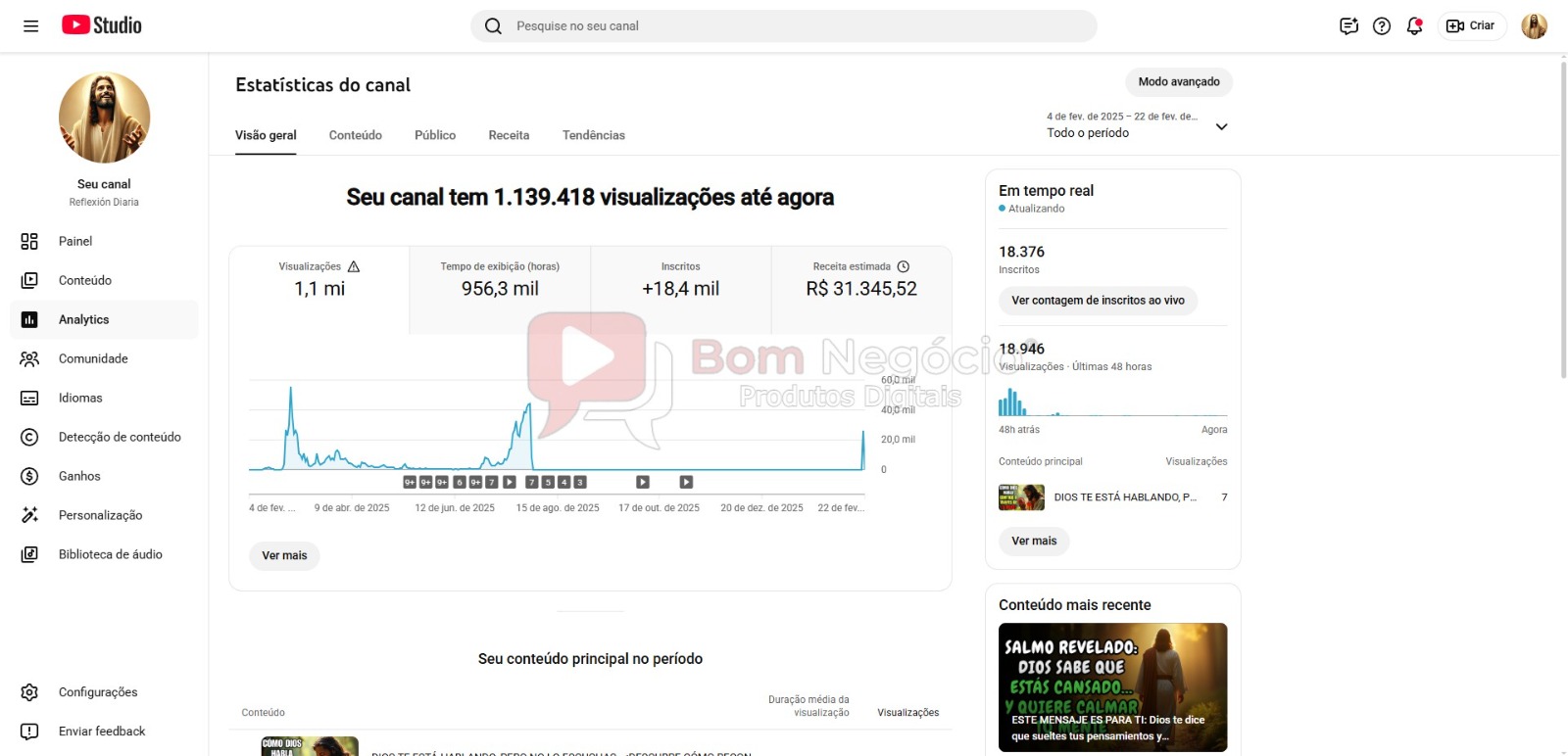 CANAL DO YOUTUBE DE 18K NÃO MONETIZADO - GAMES (COD-488) - Imagem 3