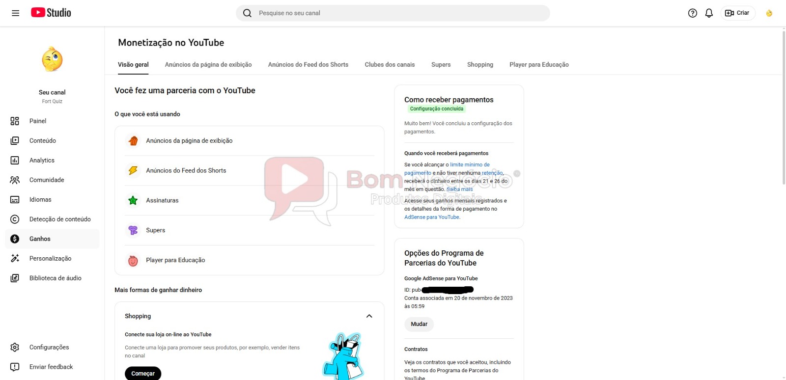 CANAL DO YOUTUBE DE 120K MONETIZADO - PSICOLOGIA (COD-497) - Imagem 4