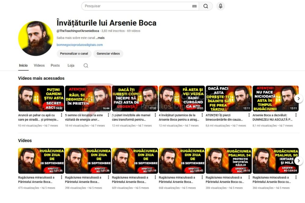 CANAL DO YOUTUBE DE 3K MONETIZADO - MOTIVACIONAL (COD-515)