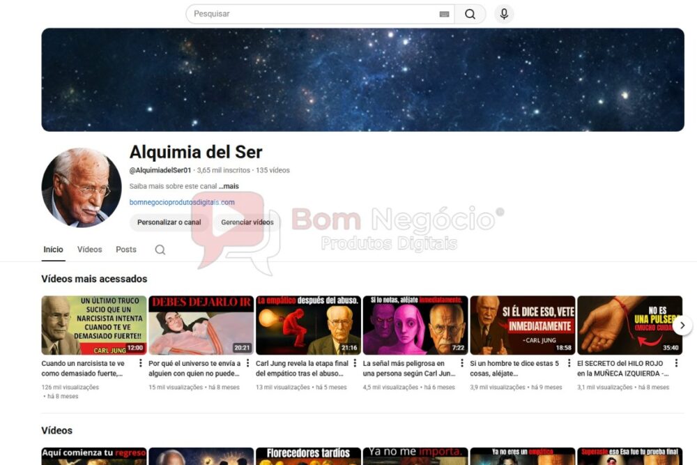 CANAL DO YOUTUBE DE 3K MONETIZADO - MEDITAÇÃO (COD-523)