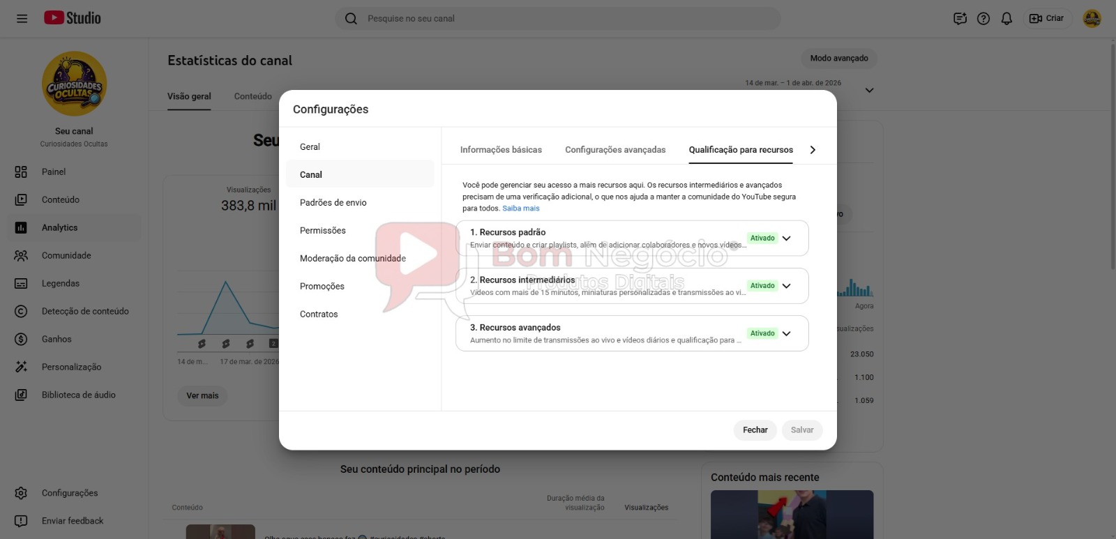 CANAL DO YOUTUBE DE 9K NÃO MONETIZADO - CURIOSIDADES (COD-553) - Imagem 4