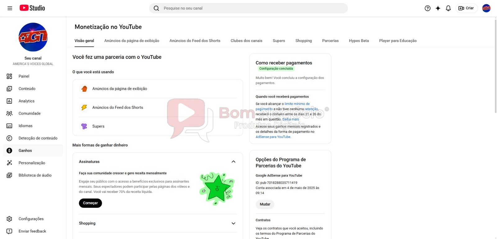 CANAL DO YOUTUBE DE 23K MONETIZADO - SHOW DE TALENTOS (COD-559) - Imagem 4