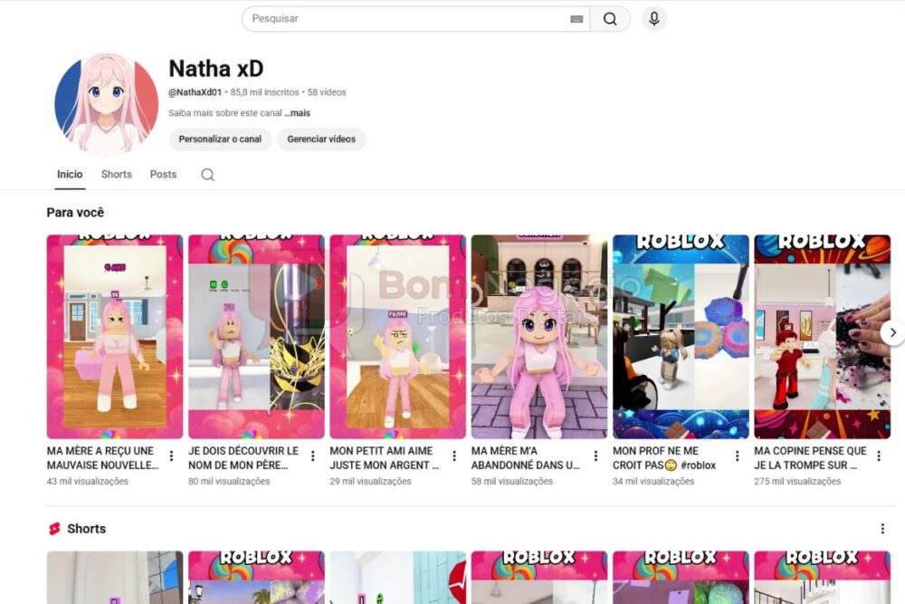 CANAL DO YOUTUBE DE 85K NÃO MONETIZADO - GAMES (COD-592)